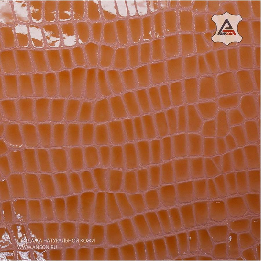 Лаковая кожа &quot;Италия&quot; Vernice Cardo Orange